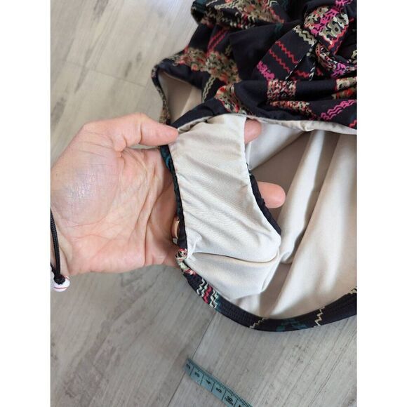 Hermoza Halle One Piece Plaid Swimsuit Women's size 10 black modest - Picture 5 of 10